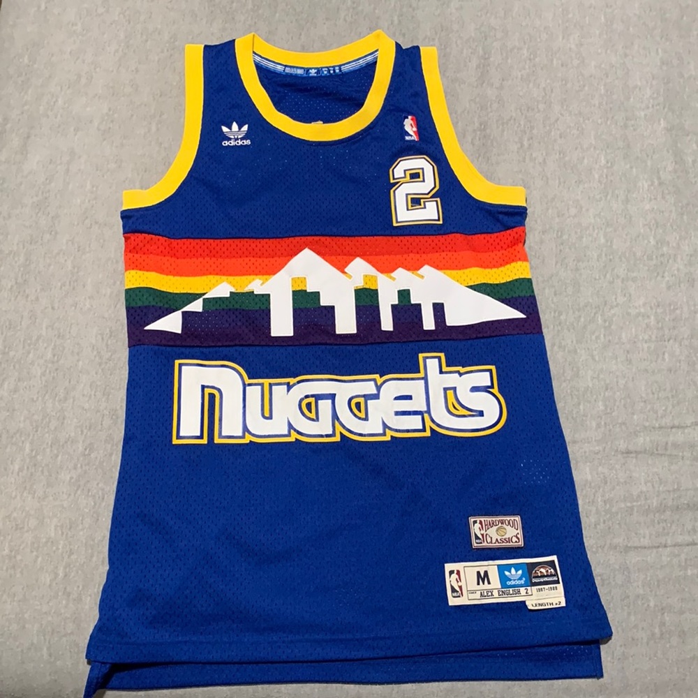 Adidas Alex English Hardwood Classics Throwback Jersey, Size M